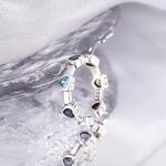 Sterling Silver Heart Cocktail Ring with Zircon Stone - Image 4